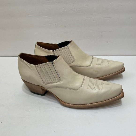 freebird Shoes - FREEBIRD WYOMING CREAM‎ LEATHER BOOTIES